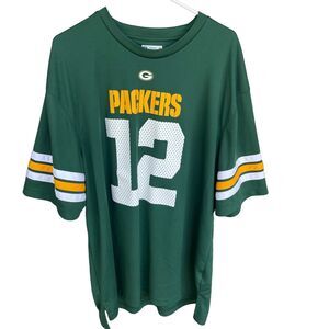 NFL Mens Jersey Shirts Size XXL 2X Green Bay Packers Aaron Rodgers #12 Football